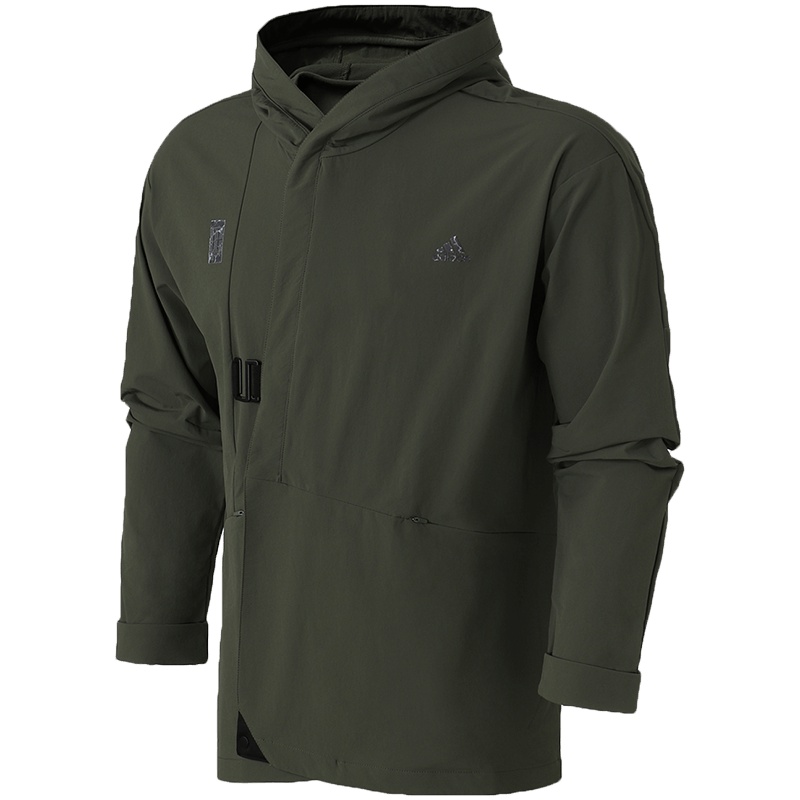 adidas阿迪达斯男子外套夹克武极休闲运动服DM5208 L DM5208绿色