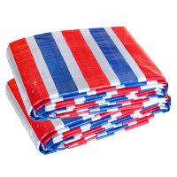 海斯迪克 gnjz-1508 彩条布防雨布 双膜彩条布 三色防雨布 防水防风篷布