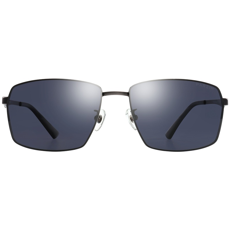 帕森偏光太阳镜男士时尚金属方框司机开车驾驶镜尼龙镜片潮墨镜