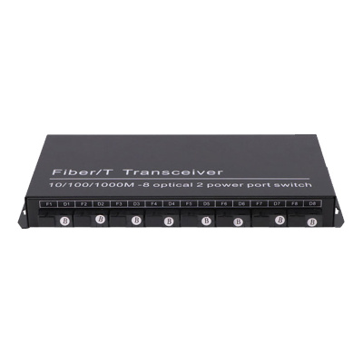 瑞利通8光2电光纤收发器XRLT-1820