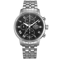 英纳格(ENICAR)经典系列时尚简约休闲商务钢带自动机械男士手表3168/50/351aCMB