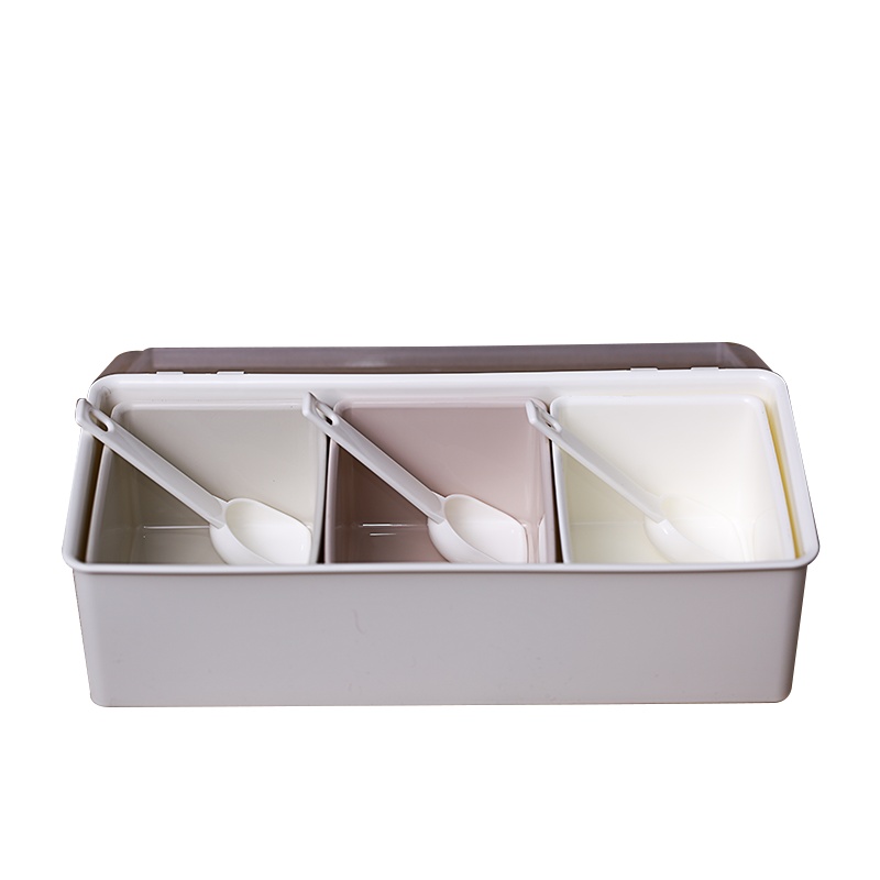 礼促三格调味盒