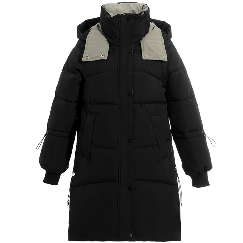 OUNIXUE欧昵雪 | [保暖防风外套]冬季加厚棉服小个子时尚棉袄休闲抽绳大衣女