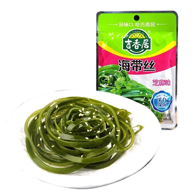吉香居海带丝芝麻味88g