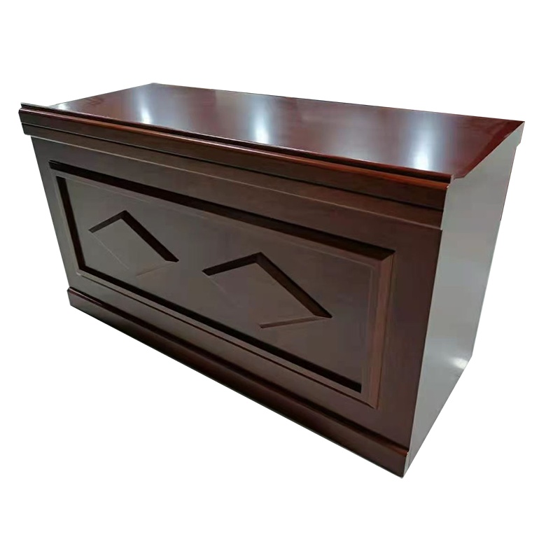 隆博盛景 会议室会议桌椅米合1.4m木双人油漆组皮培训教室长形条桌办公桌子 支持定制