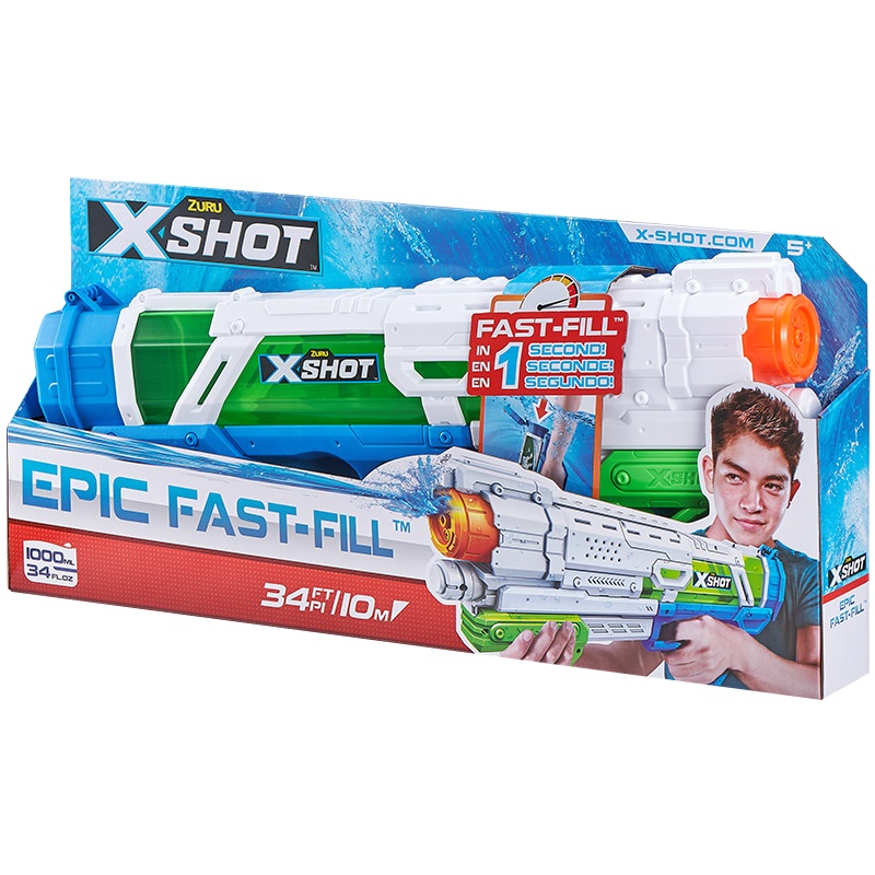ZURU筑愉-X特攻水战系列巨浪吞食者速充水枪56221男孩玩具