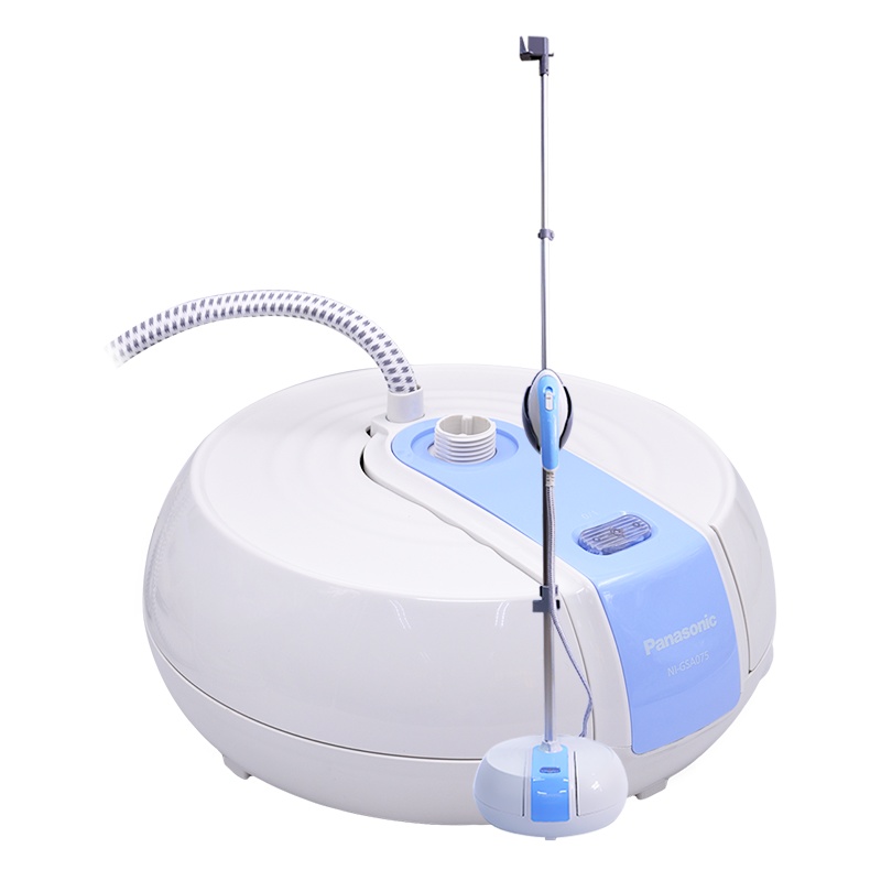 松下（Panasonic）挂烫机电熨斗NI-GSA075头部加热熨烫系列（蓝色）