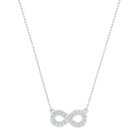 SWAROVSKI施华洛世奇Infinity优雅无限爱水晶项链 人造水晶 送恋人 女士5358777