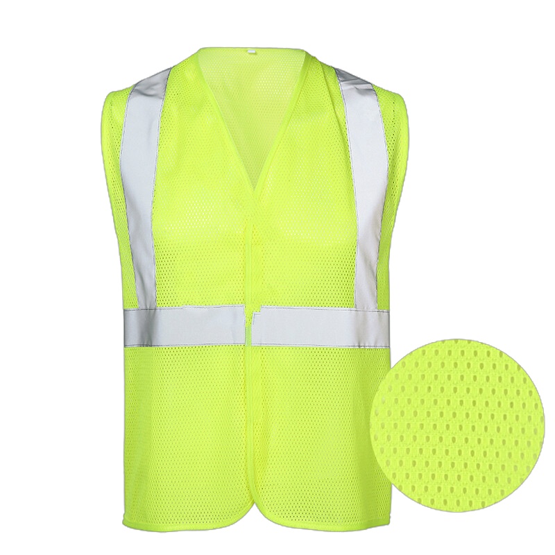 雷克兰(Lakeland)反光背心反光衣警示交通骑行环卫服马夹工地服路政工作服均码荧光衣服 V-AM-C2(便携装)