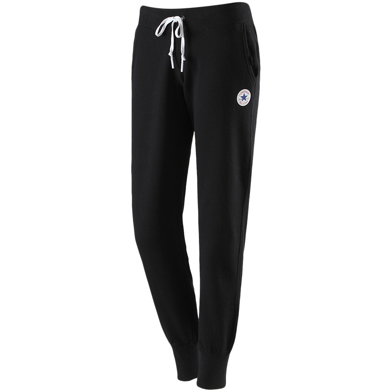 CONVERSE匡威女裤针织收口休闲运动长裤10006449 灰色 L