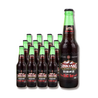 新疆夺命乌苏黑啤新疆黑啤330ml*12瓶焦香黑啤