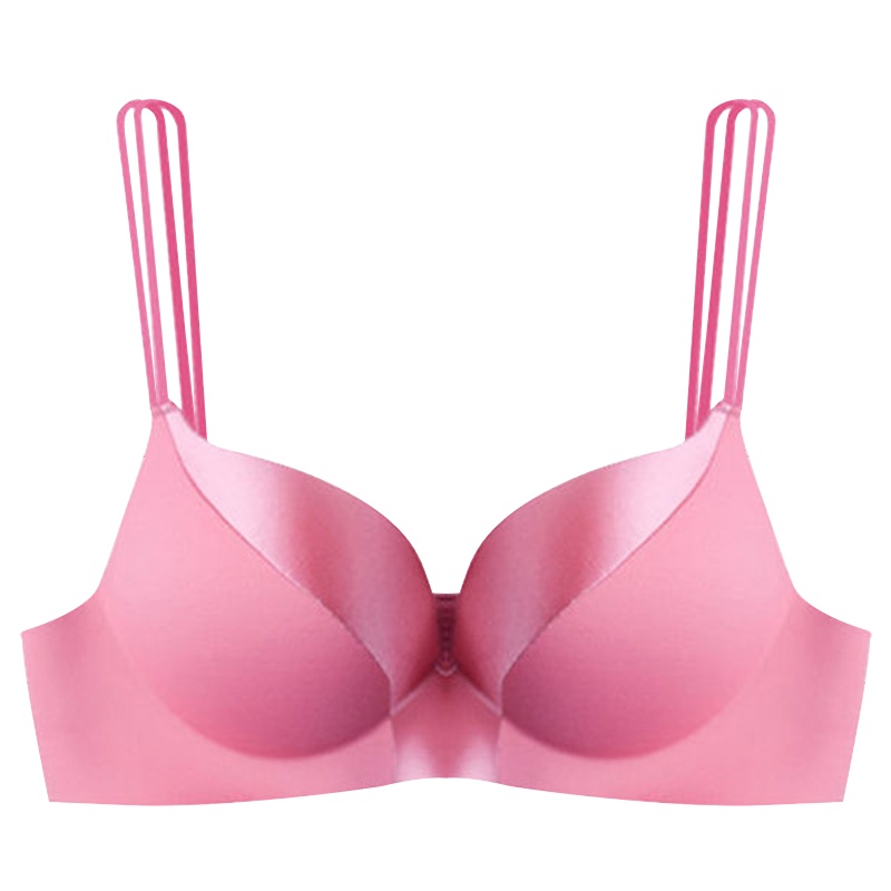 法罗 无痕聚拢拼接撞色内衣女性感美背无钢圈文胸防下垂小胸罩