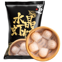 好拾味 大号水晶虾饺虾饺皇25g*12只 广式点心早餐早茶点心