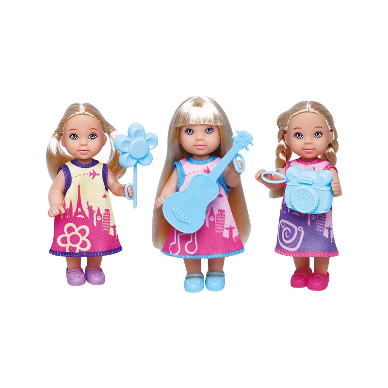 安丽莉美发娃娃小凯莉宠物玩具洋娃娃小号公主玩具宠物狗狗(88010安琦琦乐趣生活)