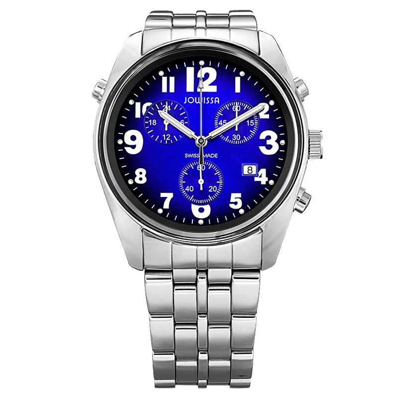 左薇莎(Jowissa)瑞士原装进口手表腕表多功能计时闹铃男女情侣中性手表 J7.004.L