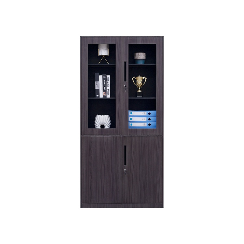 星岛办公室钢制文件柜铁皮柜资料柜落地柜带锁凭证柜档案柜子木纹柜子大器械柜灰柚木纹