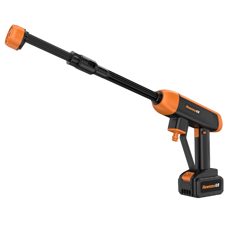 纽曼高压洗车水枪C67 5米 家用浇花自来水带泡沫壶纯铜喷头抢神器可伸缩水管软管家用自来水浇花冲刷车工具