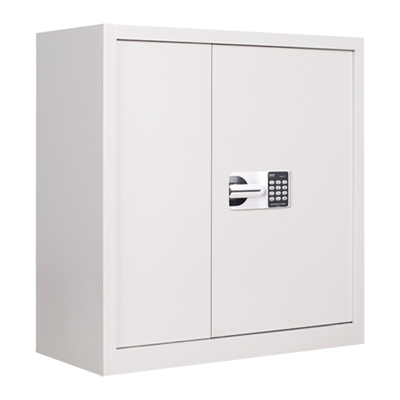 慧采云 办公家具优质钢制单节带抽国保锁保密柜办公柜铁皮柜收纳柜储物柜900*420*900mm