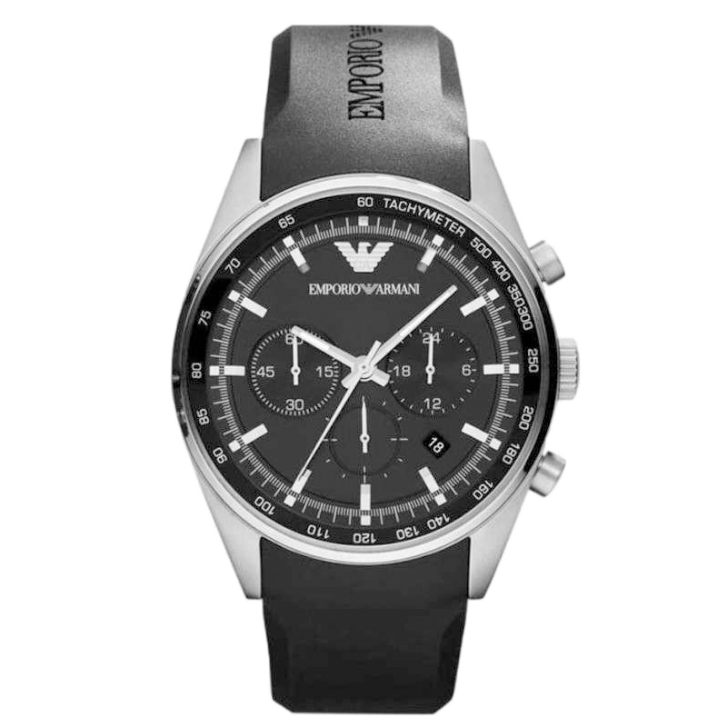 阿玛尼(ARMANI)运动手表 石英表运动时尚男士表 AR5977 黑色