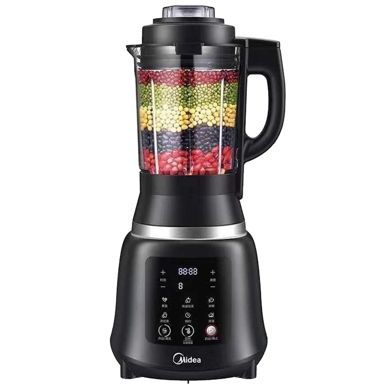 美的破壁机智能预约家用全自动加热豆浆机榨汁机 多功能婴儿辅食电动搅拌绞肉机 MJ-PB80Easy210 1