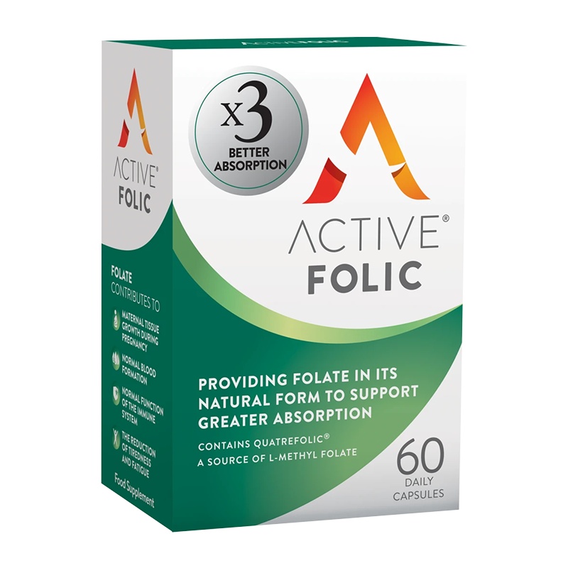 active 甲基叶酸胶囊 60粒/盒