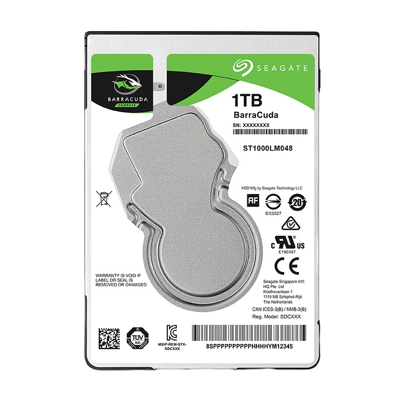 希捷(SEAGATE)酷鱼1T 笔记本机械硬盘 1TB 2.5英寸 ST1000LM048