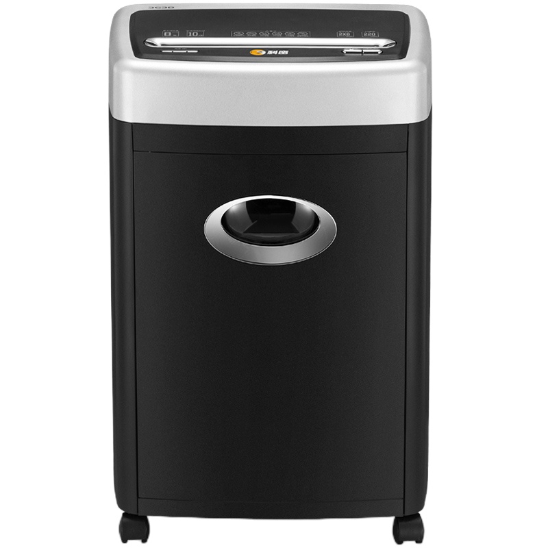 Zs-科密(Comet) 3638碎纸机粉碎机中型高保密办公 17L纸桶 黑色