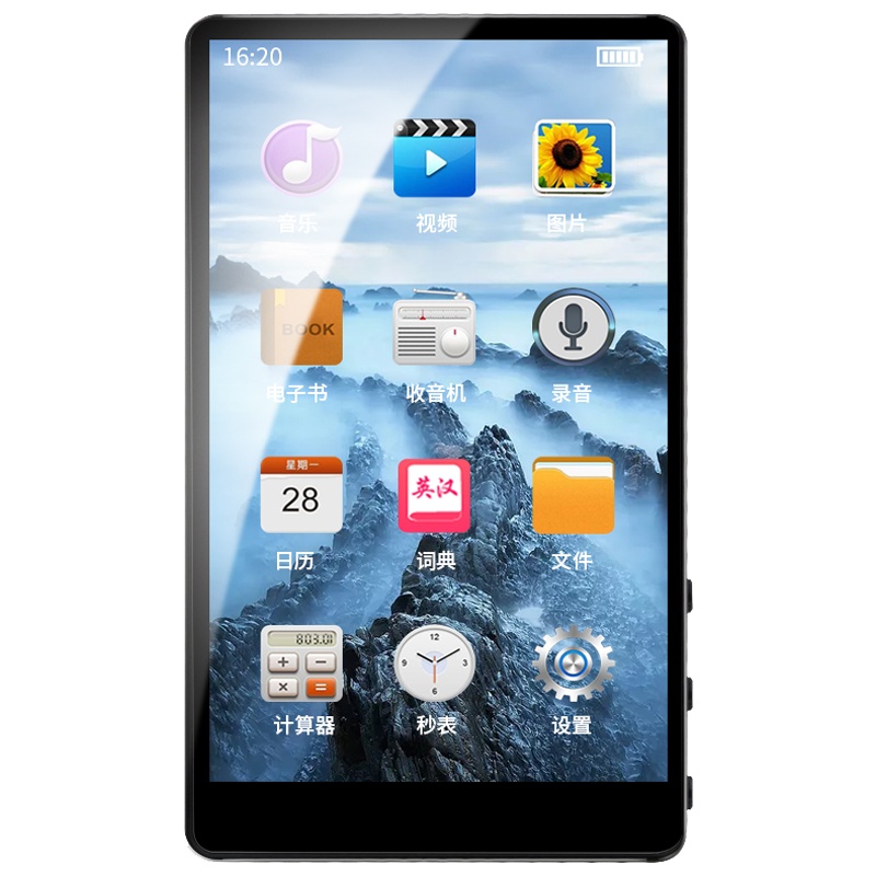 [赠OTG+高清耳机]纽曼A3全面屏触屏播放器mp4无损便携式迷你小型mp5HiFi音乐学生随身听运动视频英语听力