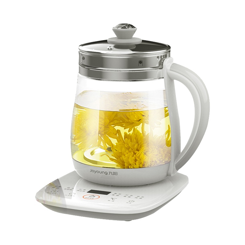 九阳(Joyoung)养生壶家用全自动电水壶煎药壶高硼硅玻璃多功能煲茶壶花茶器触控式办公室烧水壶正品DGD1506BQ