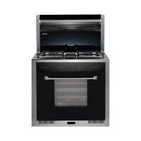 森歌(SENG)T3AZ 不锈钢台面侧吸式抽油烟机灶具电蒸箱套装 天然气/液化气集成灶