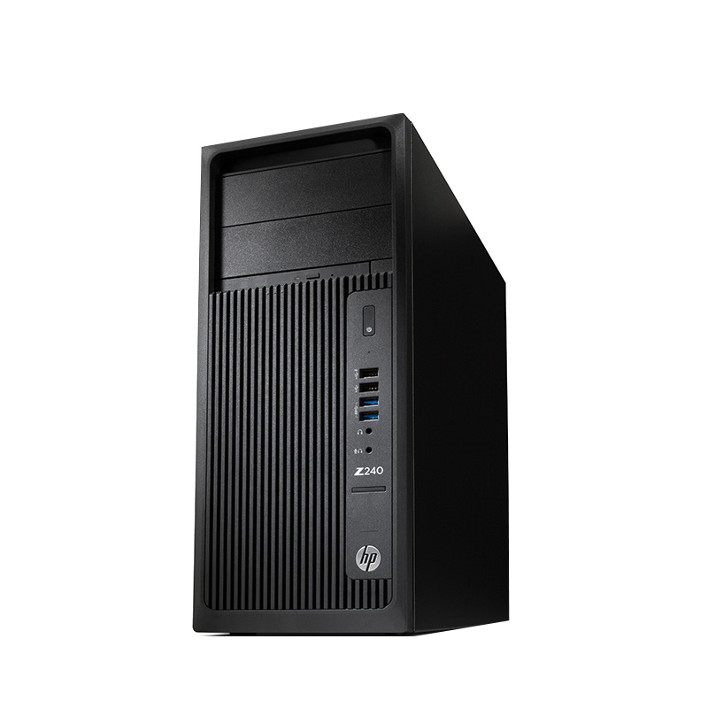 惠普(HP)Z240塔式商用工作站(Intel Core i7-7700 3.6 8M 4C 16G 256G SSD+1T p400 2G 独显 DVDRW 黑色)