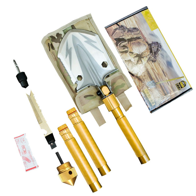 巨木 工兵铲户外多功能铲子军工铲兵工铲锰钢折叠铲铁锹自驾游用品