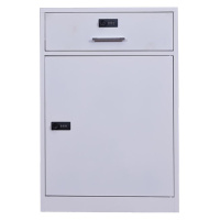 永格矮柜储物柜文件资料档案收纳密码柜抽屉式铁皮办公桌下带锁小柜子