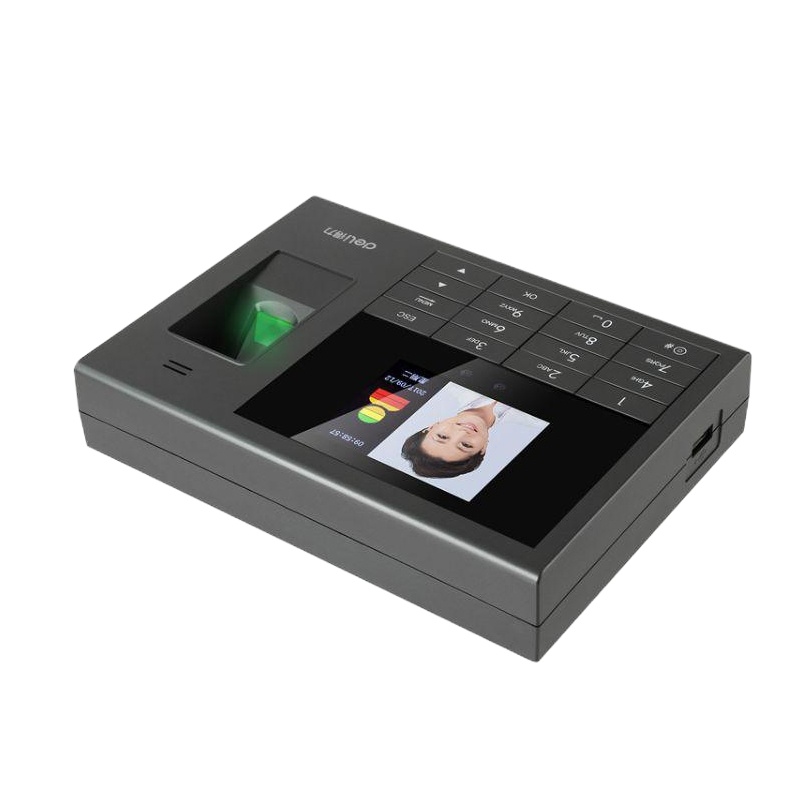 得力 3765C 打卡机云考勤机(指纹 人脸识别 WIFI GPS定位) 黑色