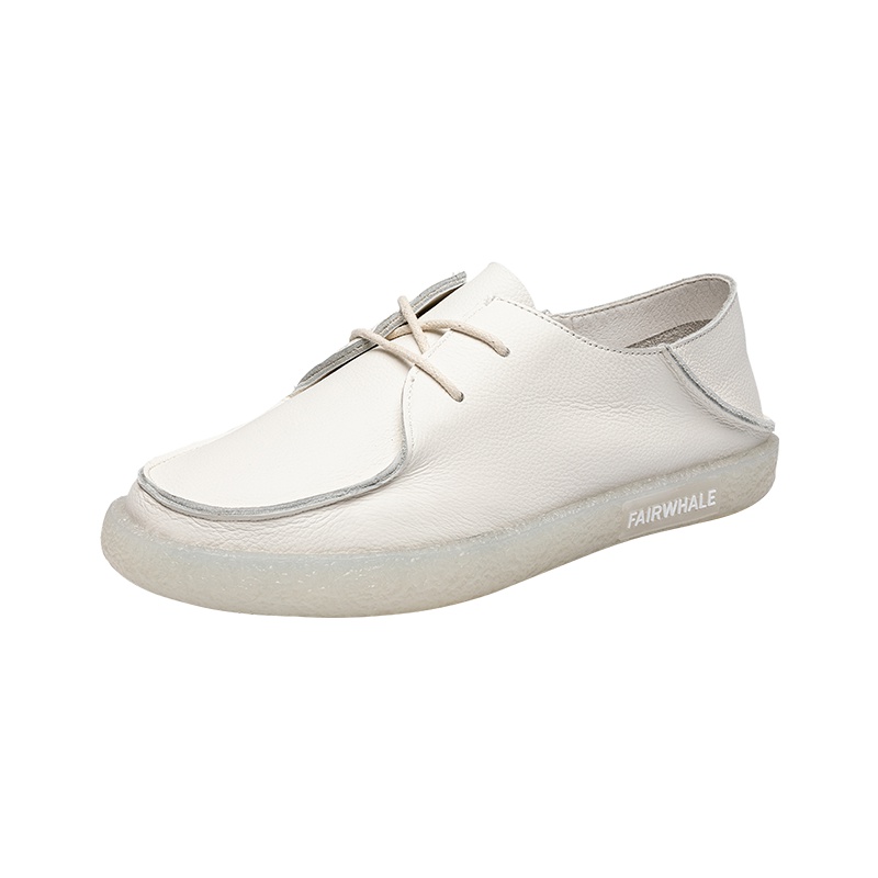 马克华菲白色休闲鞋女2019新款百搭韩版轻便商务网红两穿平底鞋女