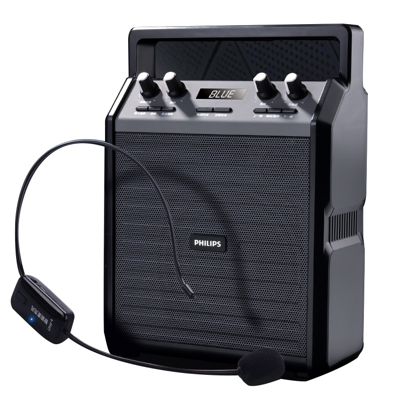 飞利浦(PHILIPS) 户外广场舞便携式手提小型音响重低音炮超大声音蓝牙音箱扩音器教室户外 标准版