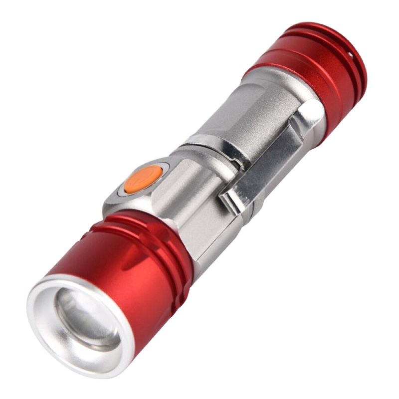 三极户外(Tripolar) TP3348手电筒强光伸缩变焦远射铝合金USB内置小手电手握式迷你充电照明灯