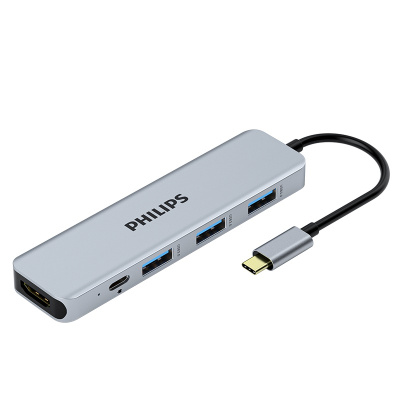 飞利浦typec拓展坞苹果电脑转换器转接头雷电3macbook扩展proHDMI