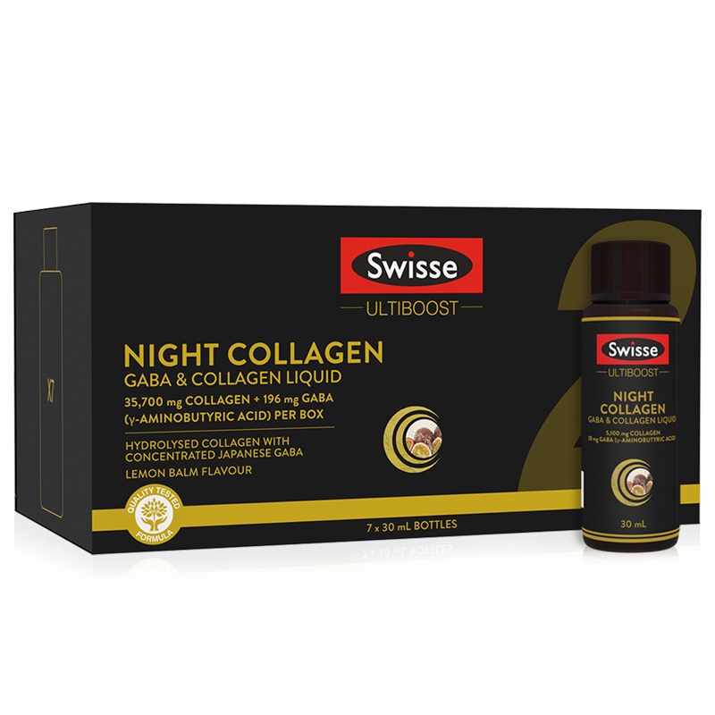 热巴同款Swisse 斯维诗好梦小Q瓶 夜间胶原蛋白GABA好梦小Q瓶