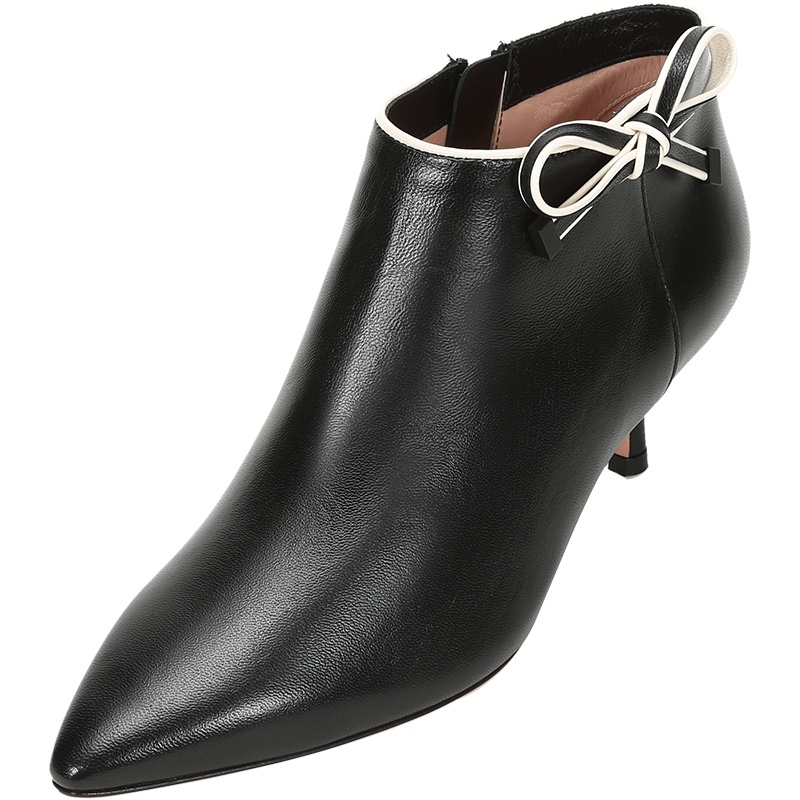 BALLY 巴利 女士 羊皮尖头高跟鞋低帮靴子 LUCILLA 55