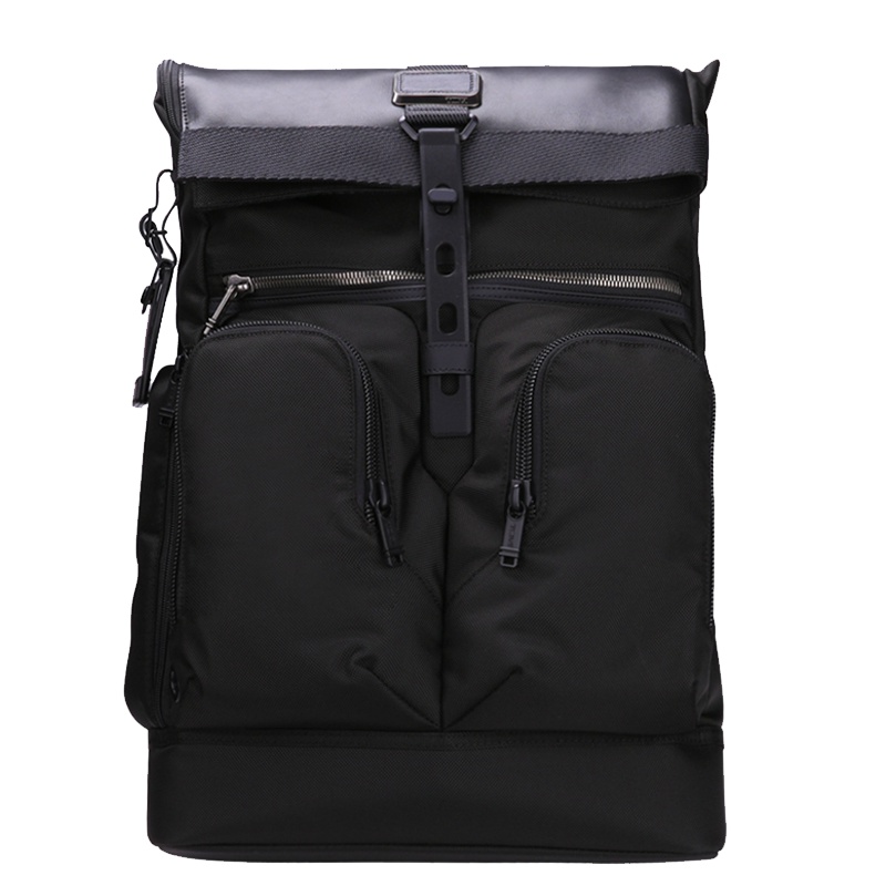 [直营]途明(TUMI)男士经典商务弹道尼龙拼接电脑包双肩包 男包 男士运动休闲包