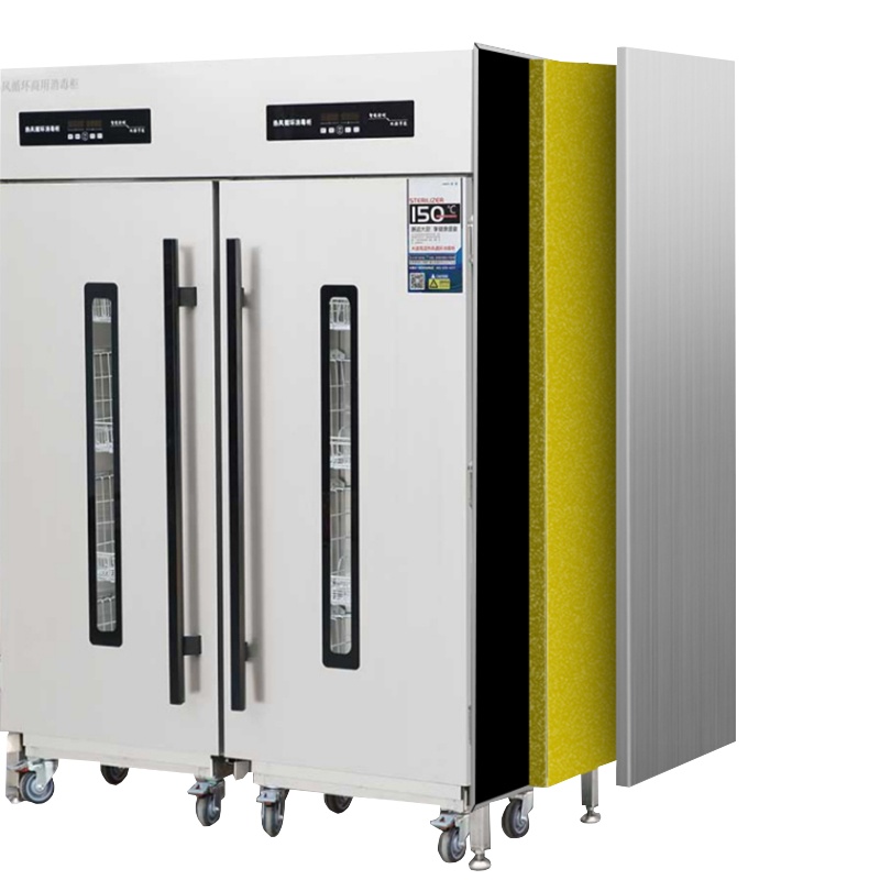 乐创(lecon)工程电脑款双门推车式高温热风循环大容量消毒柜饭堂工厂食堂商用餐盘款消毒柜LC-J-MJ1000