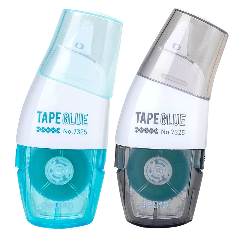 得力deli7325学生文具双面胶创意点点胶手工DIY手账强力点状双面胶透明整洁不脏手贴粘胶