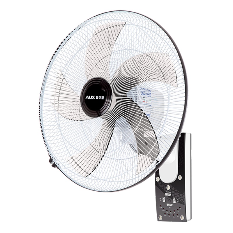 钻石牌(DIAMOND)电风扇工业风扇壁扇大功率商用强力电风扇工厂大风力挂壁牛角扇 18寸遥控款