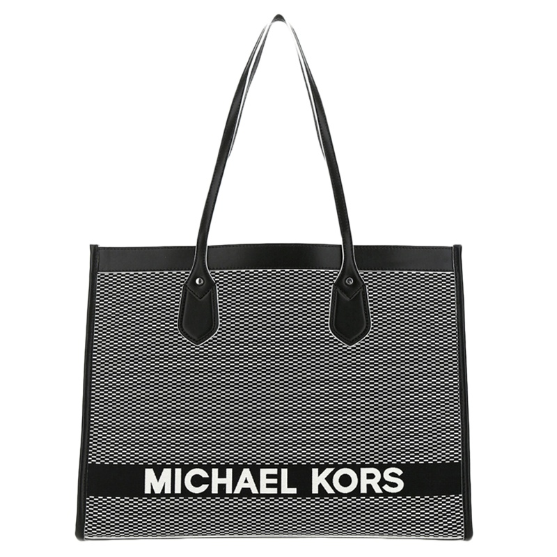 【直营】Michael Kors 迈克·科尔斯 女士手提包 30H9SYIT7C-BLKOPTICWHT