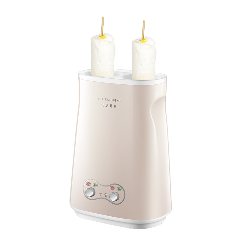 生活元素（LIFE ELEMENT）双管煎蛋器B1/SD 单层立体环形加热不沾内胆家用机械式多功能全自动神器早餐机