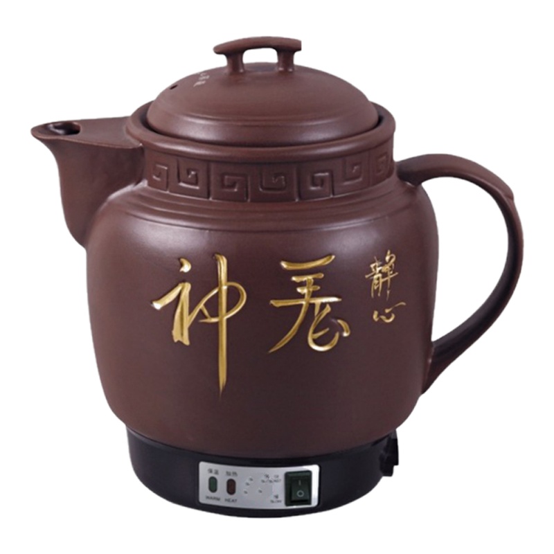 壶全自动大容量家用法耐(FANAI)陶瓷电煎中医养生砂锅熬药罐煎药壶 16升-全自动智能鸣音快慢档(紫砂养神)