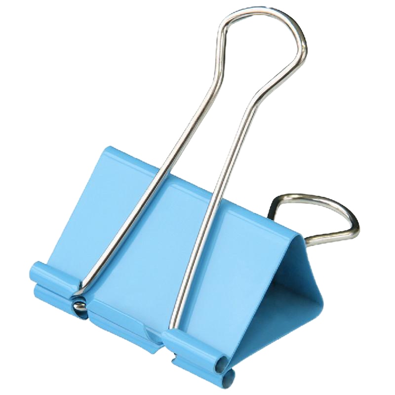 得力 DY 8554ES彩色长尾票夹筒装(混)(48只/筒)