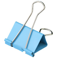 得力 DY 8554ES彩色长尾票夹筒装(混)(48只/筒)