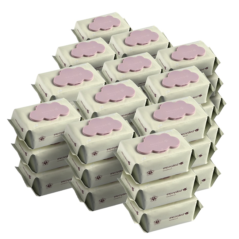 babycare婴儿湿巾湿纸巾 成人可用手口湿巾80抽带盖*36连包 6480